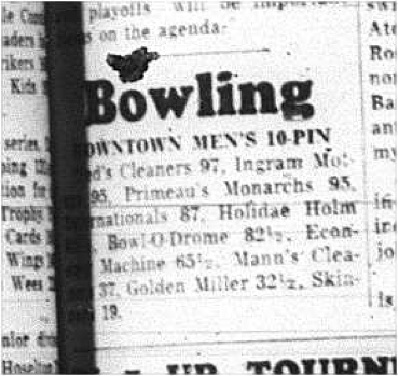1964-04-29 Bowling - Mens - Uptown 10-pin League