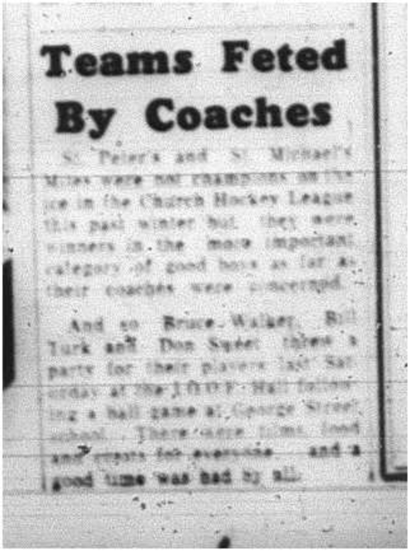 1964-04-29 Hockey - Boys - CCHL - St. Peter - St. Michaels