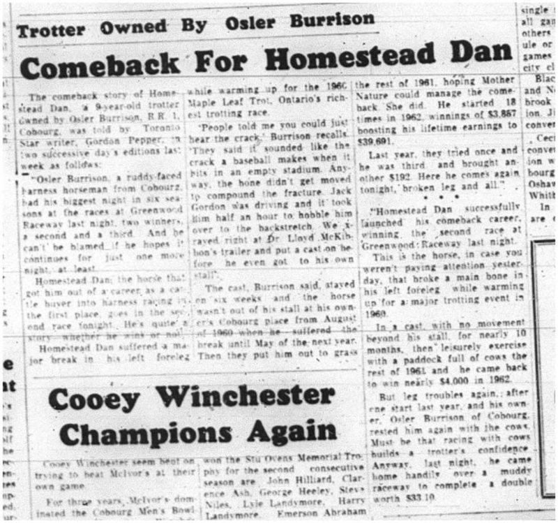 1964-04-29 Horse Racing -Homestead Dan