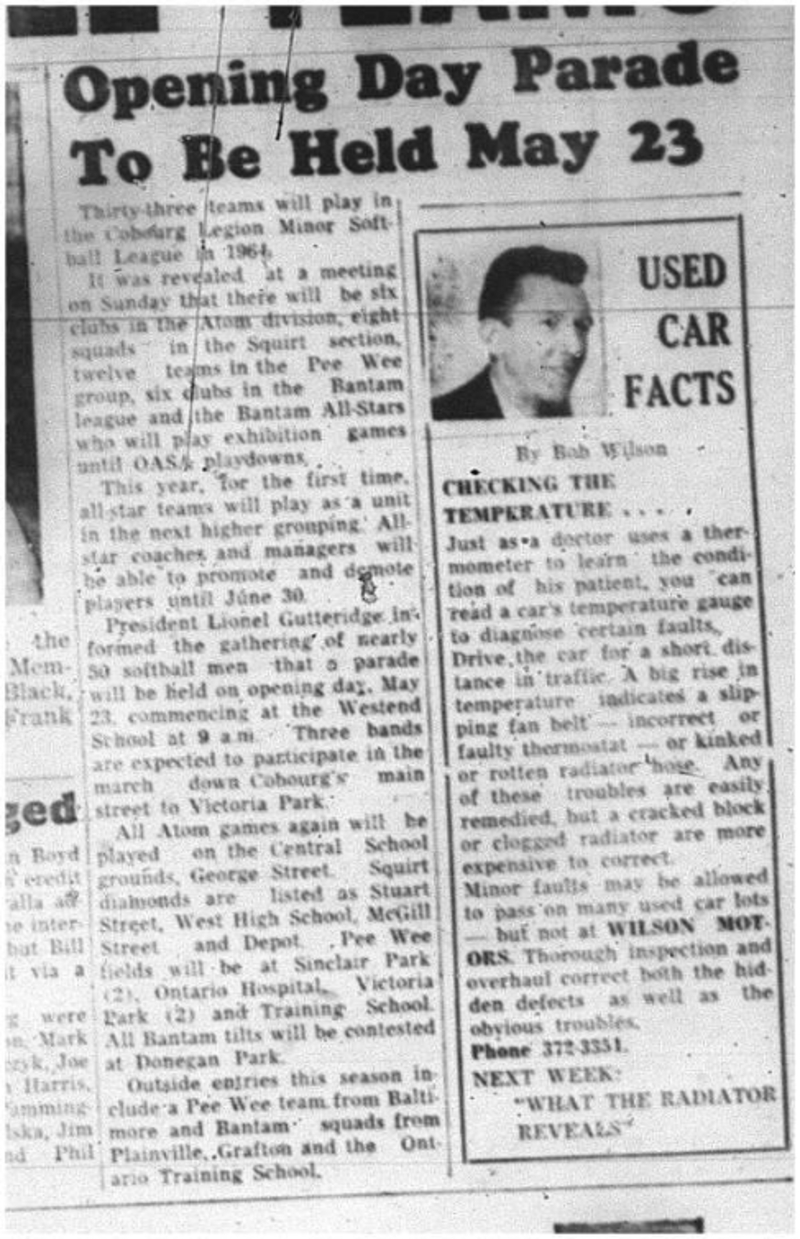 1964-05-06 Softball - Boys - Opening Day Parade