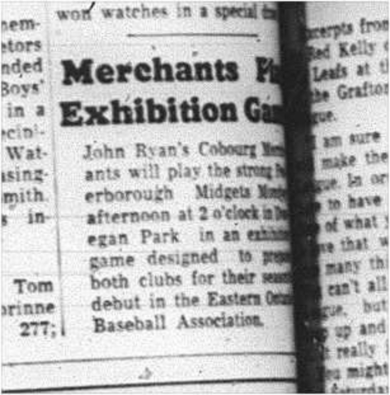 1964-05-13 Baseball - Mens - Merchants - John Ryan