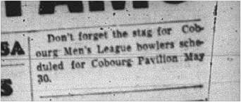 1964-05-20 Bowling - Mens - Cobourg Mens League