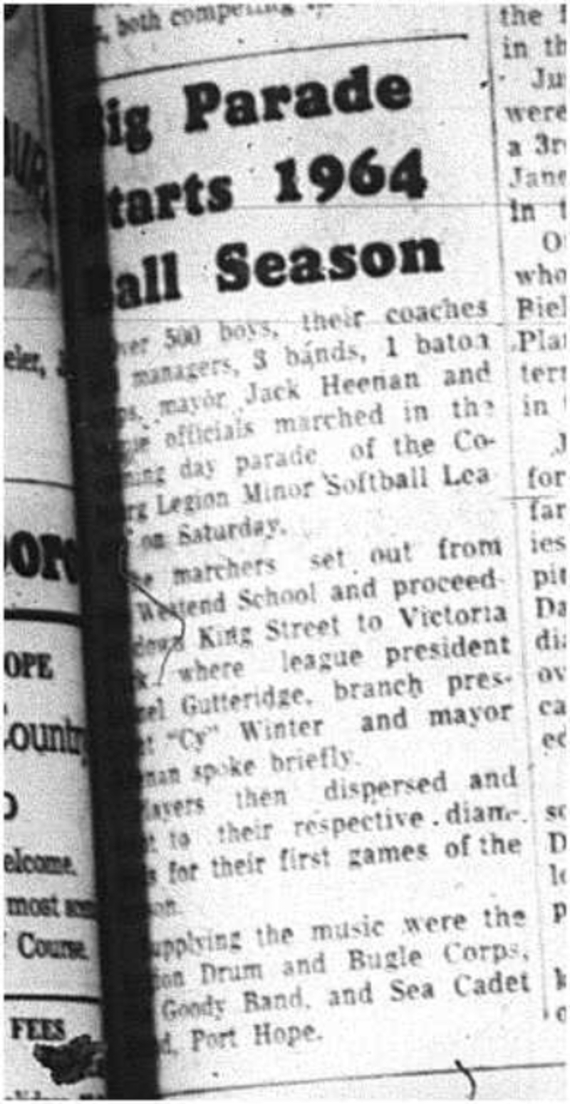 1964-05-27 Softball - Boys - Parade