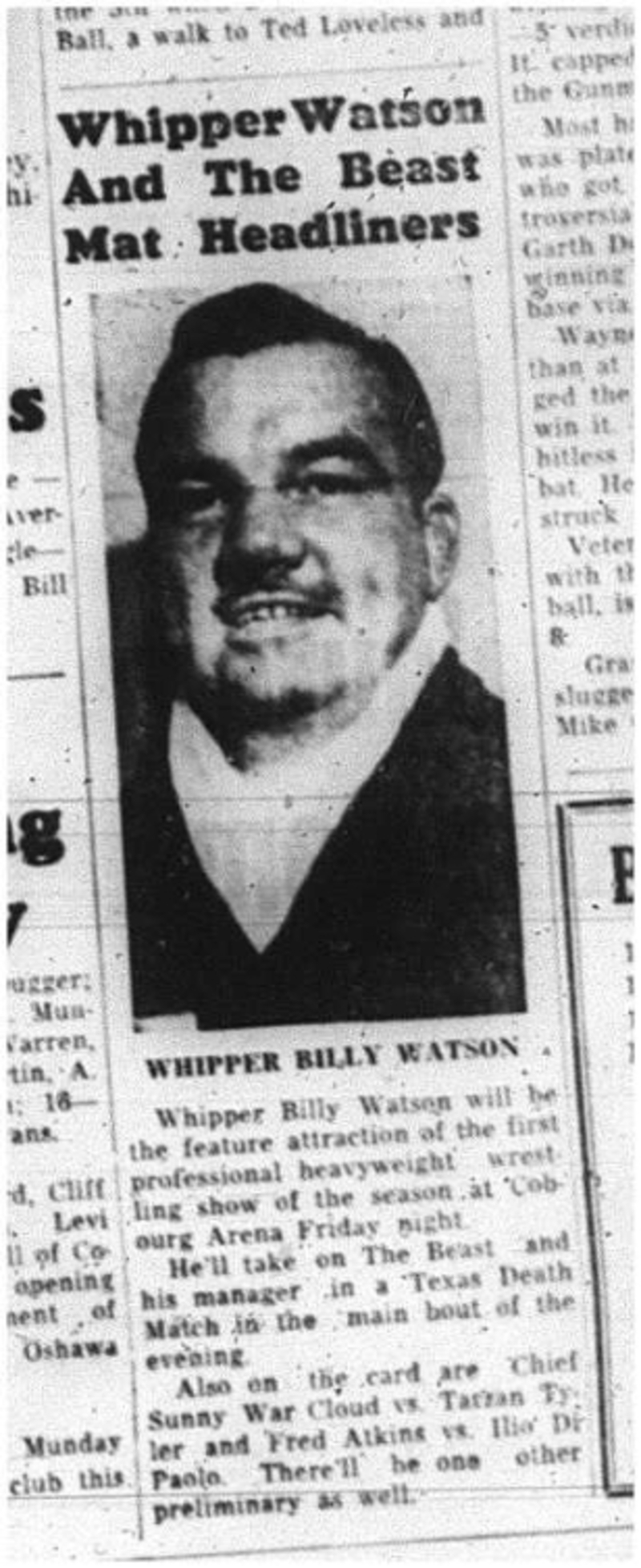 1964-05-27 Wrestling - Mens - Whipper Watson