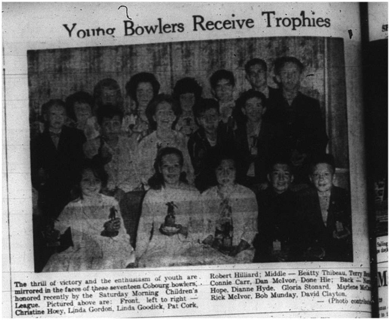 1964-06-03 Bowling - Mixed - Childrens League