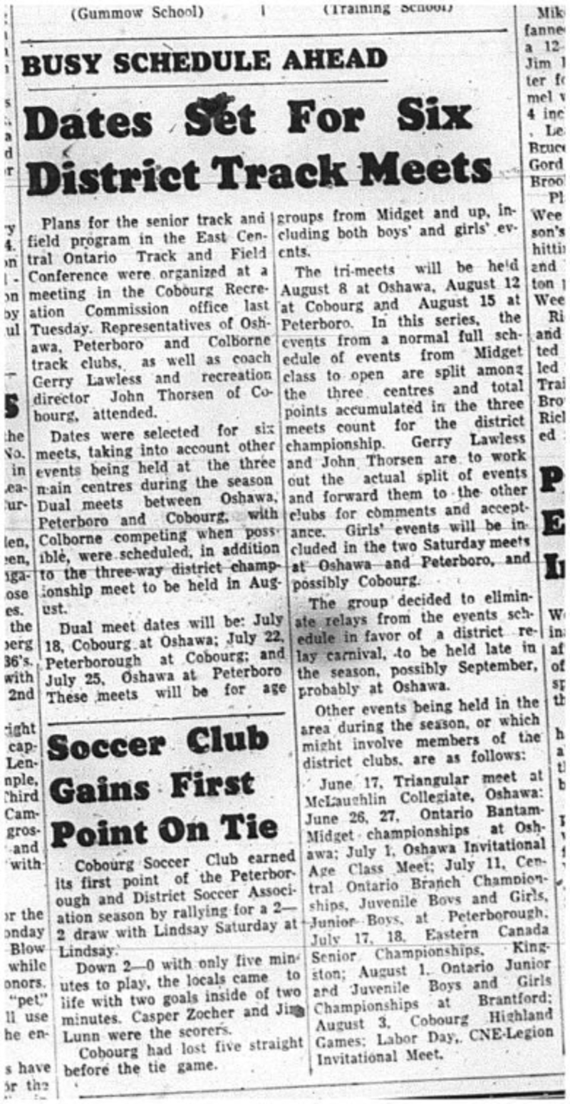 1964-06-10 Track and Field - Mixed - Track Meets