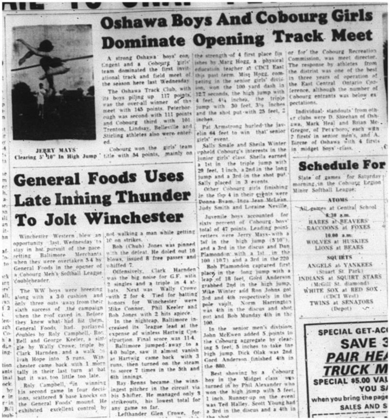 1964-06-24 Track and Field - Mixed - Jerry Mays - Track Meet