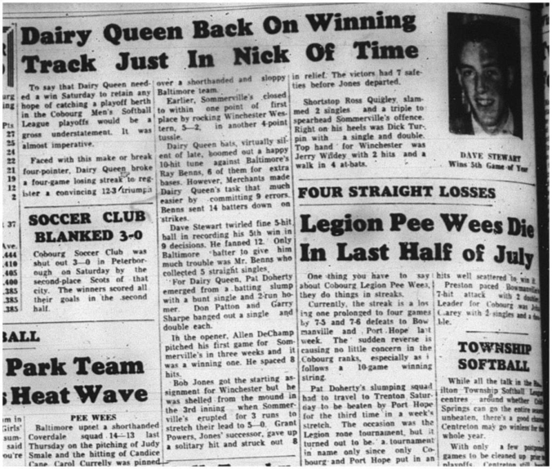 1964-07-29 Softball - Mens - Dairy Queen