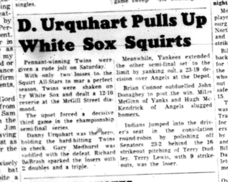 1964-09-16 Softball - Boys - Legion Minor Softball League - White Sox