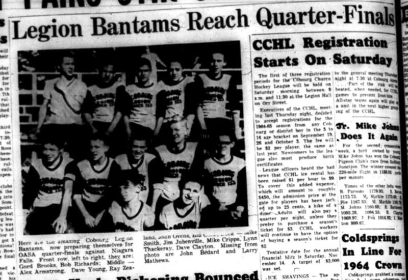 1964-09-16 Softball - Boys -Legion Minor Bantams - OASA Quarter-Finals