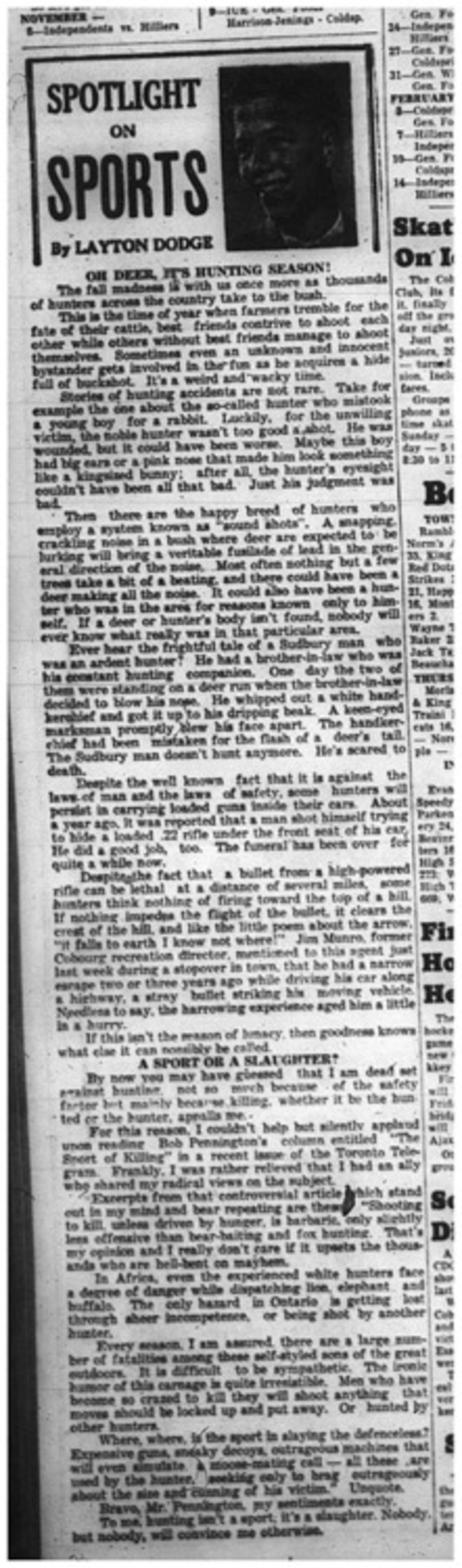 1964-11-04 Layton Dodge - Hunting Season