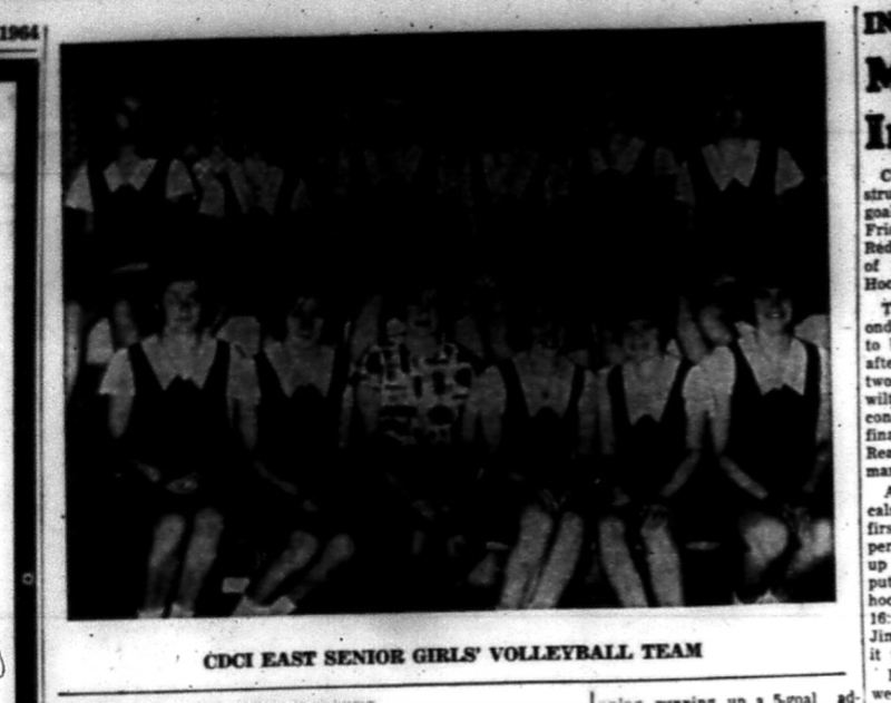 1964-11-25 School - Volleyball - Girls - CDCI East - Seniors