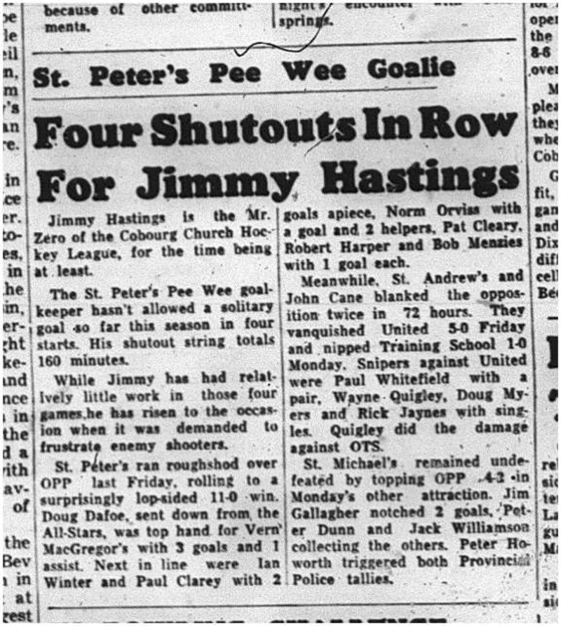 1964-12-02 Hockey - Boys - CCHL - St. Peters Peewees