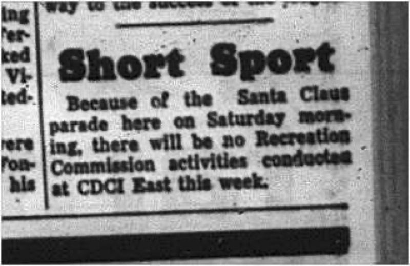1964-12-02 Sports - Recreation Commision Activities