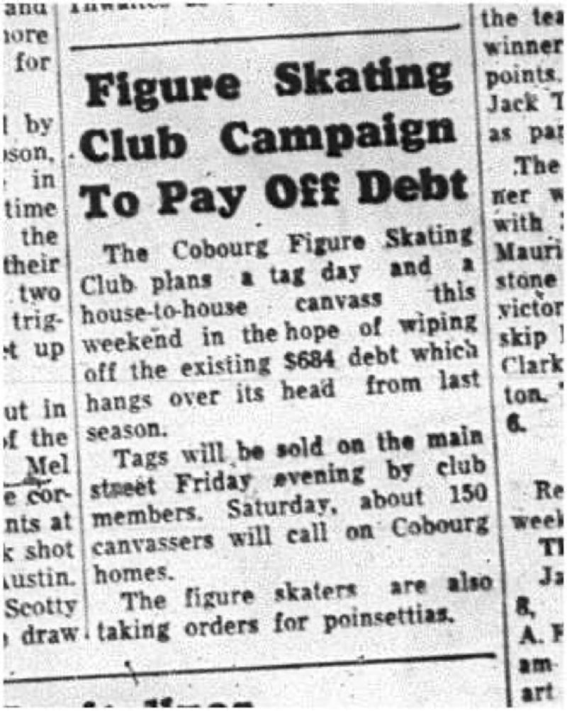 1964-12-09 Figure Skating - Mixed - Cobourg Figure Skating Club - Club Campaign