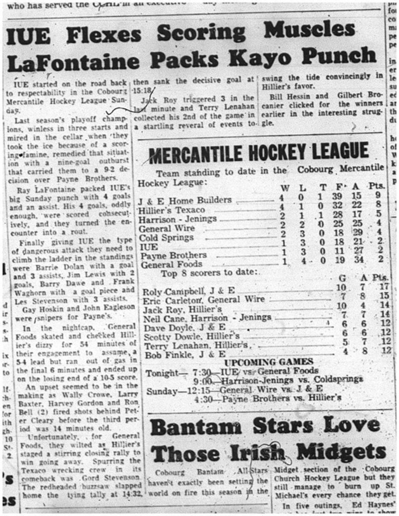 1964-12-09 Hockey - Boys - CCHL - IUE