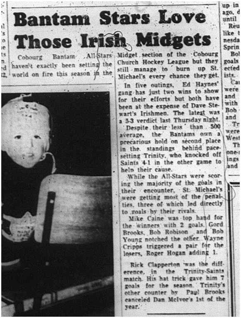 1964-12-09 Hockey - Boys - Cobourg Bantam All-Stars - Midgets