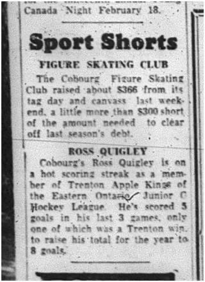1964-12-16 Figure Skating - Mixed- Cobourg Figure Skating Club - Sport Shorts