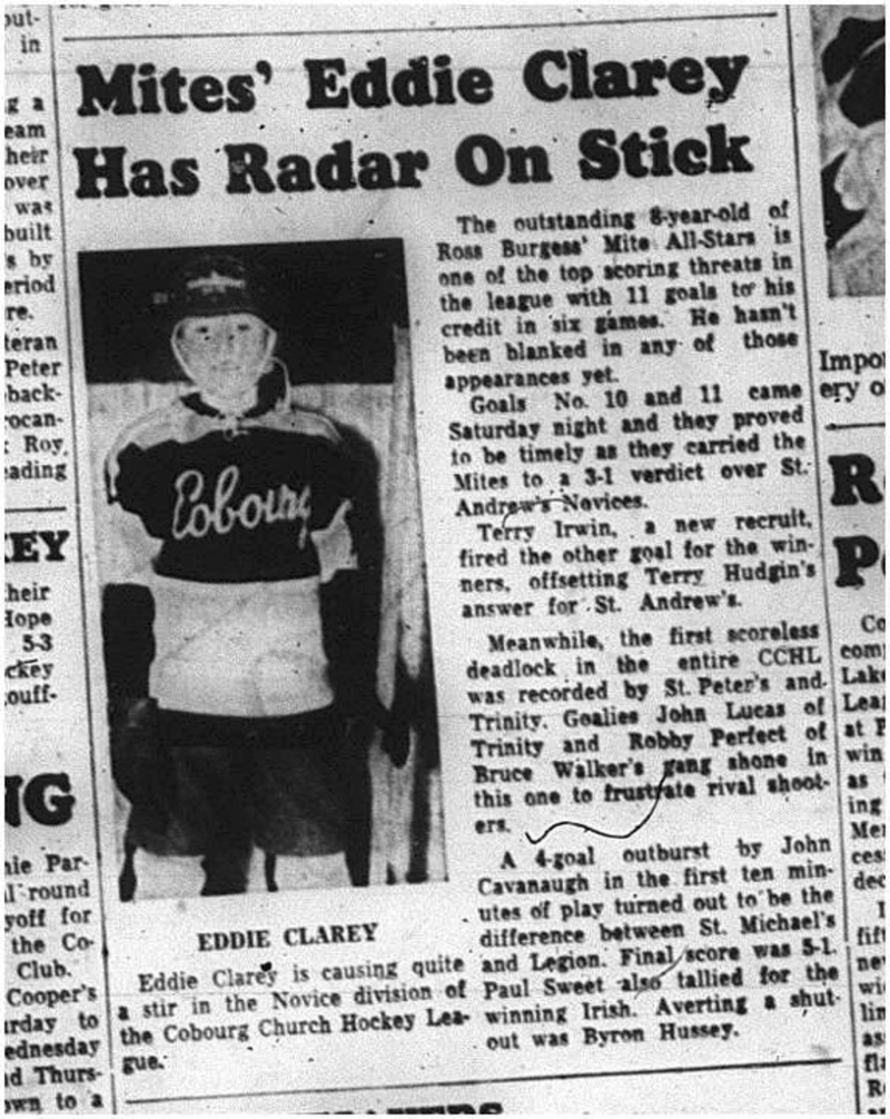 1964-12-16 Hockey - Boys - CCHL - Mites All-Star - Eddie Clarey
