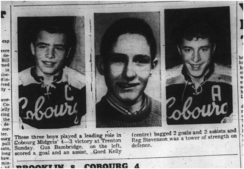 1964-12-16 Hockey - Boys - Cobourg Midgets Vs. Trenton - Leading Players