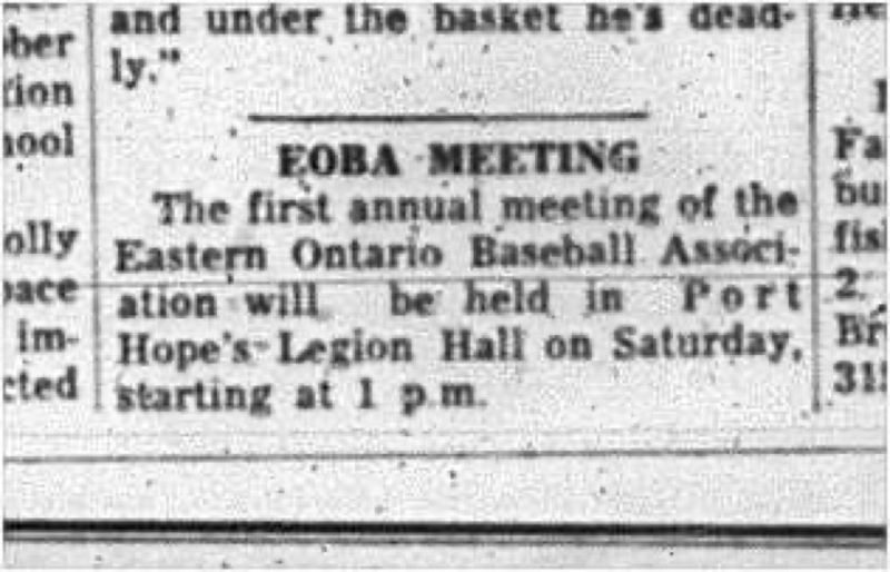 1965-01-27 Baseball - Boys - EOBA - Annual Meeting