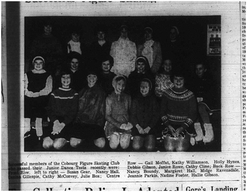 1965-01-27 Figure Skating - Girls - Cobourg Figure Skating Club - Junior Dance Tests