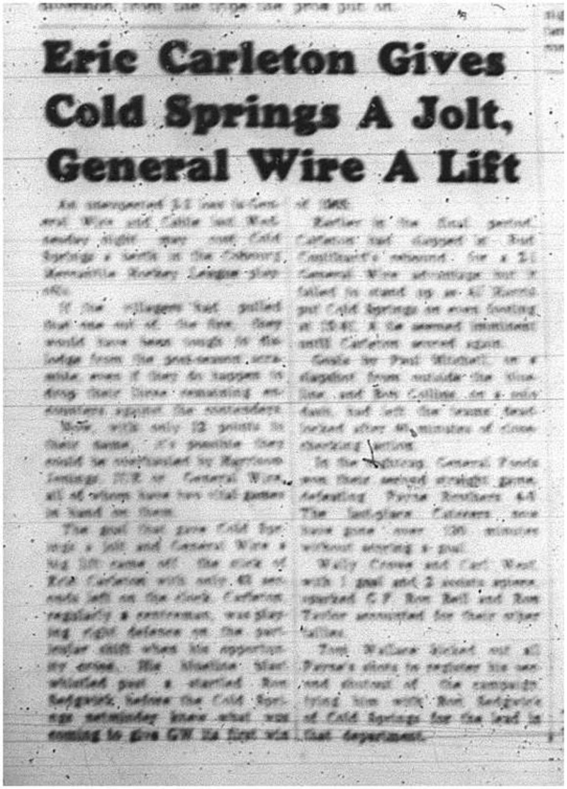 1965-01-27 Hockey - Men - Cobourg Mercantile Hockey League - Cold Springs Vs. General Wire