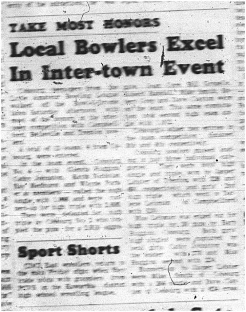 1965-02-02 Bowling - Cobourg Bowling League - Inter-Town Event