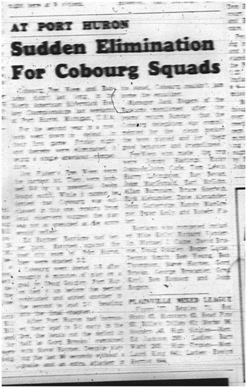 1965-02-02 Hockey - Boys - Cobourg Squads - Port Huron
