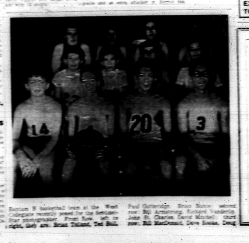 1965-02-03 School - Basketball - Boys - CDCI West - Bantam B