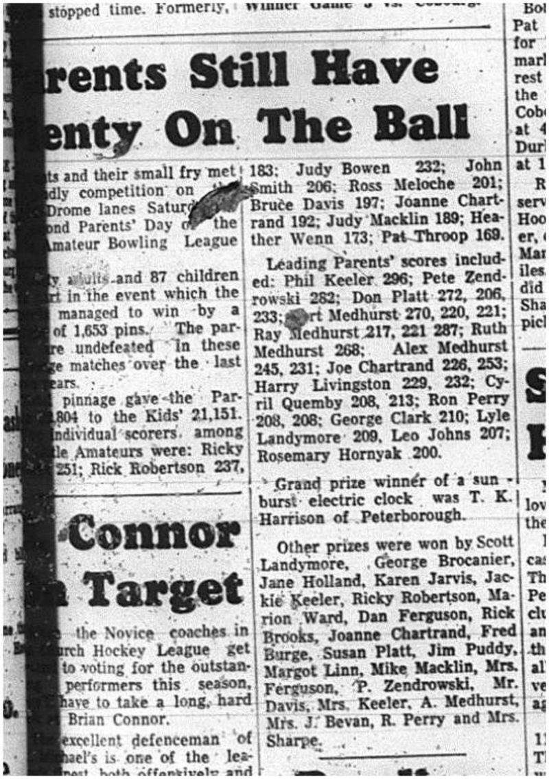 1965-02-10 Bowling - Mixed - Little Amateur Bowling League - Parents Day