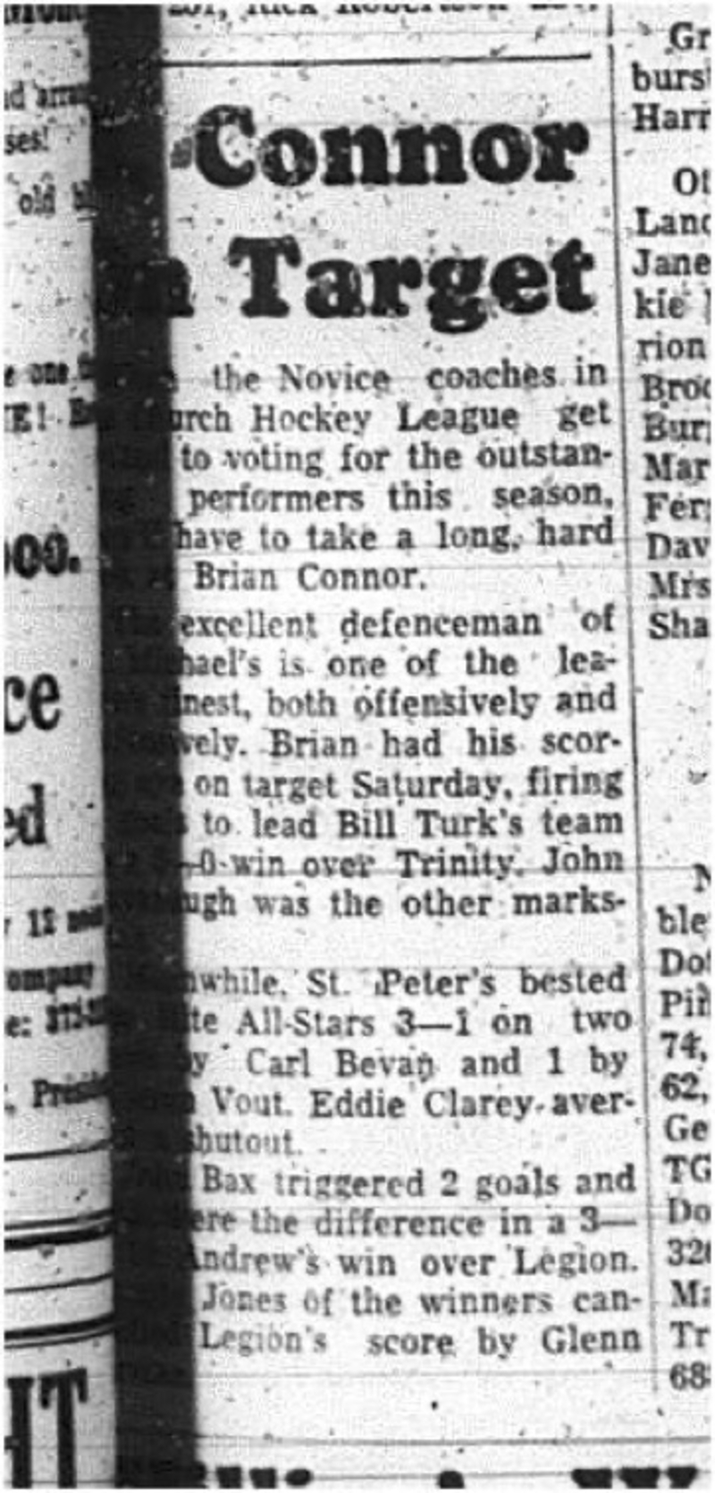 1965-02-10 Hockey - Boys - CCHL - Novice Coaches