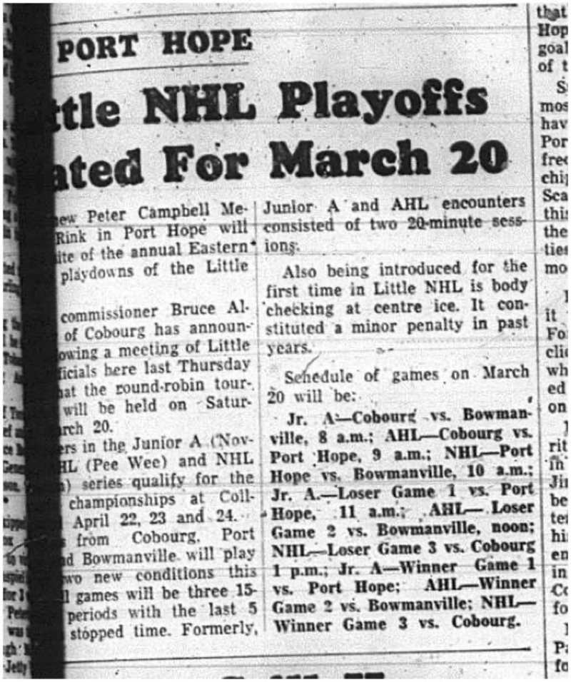 1965-02-10 Hockey - Boys - Little NHL Playoffs