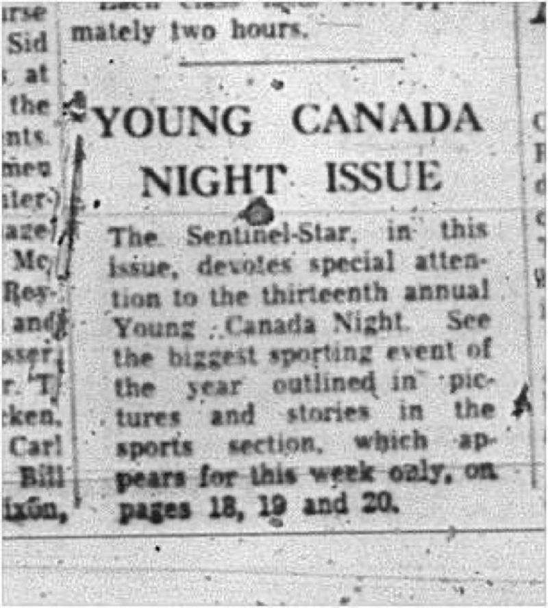 1965-02-17 Hockey - Boys -Young Canada Night