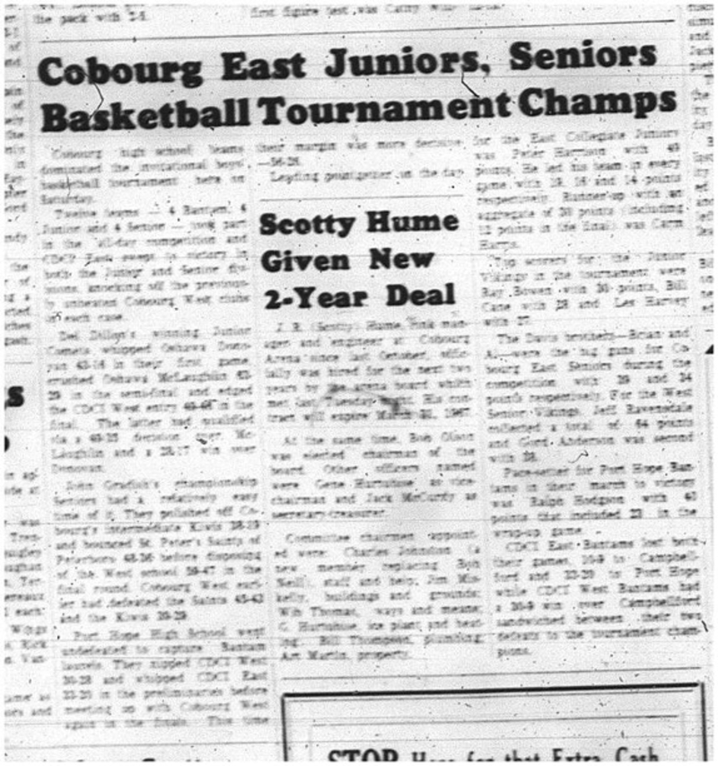 1965-02-17 School - Basketball - Boys - CDCI East - Tournament - Juniors - Seniors