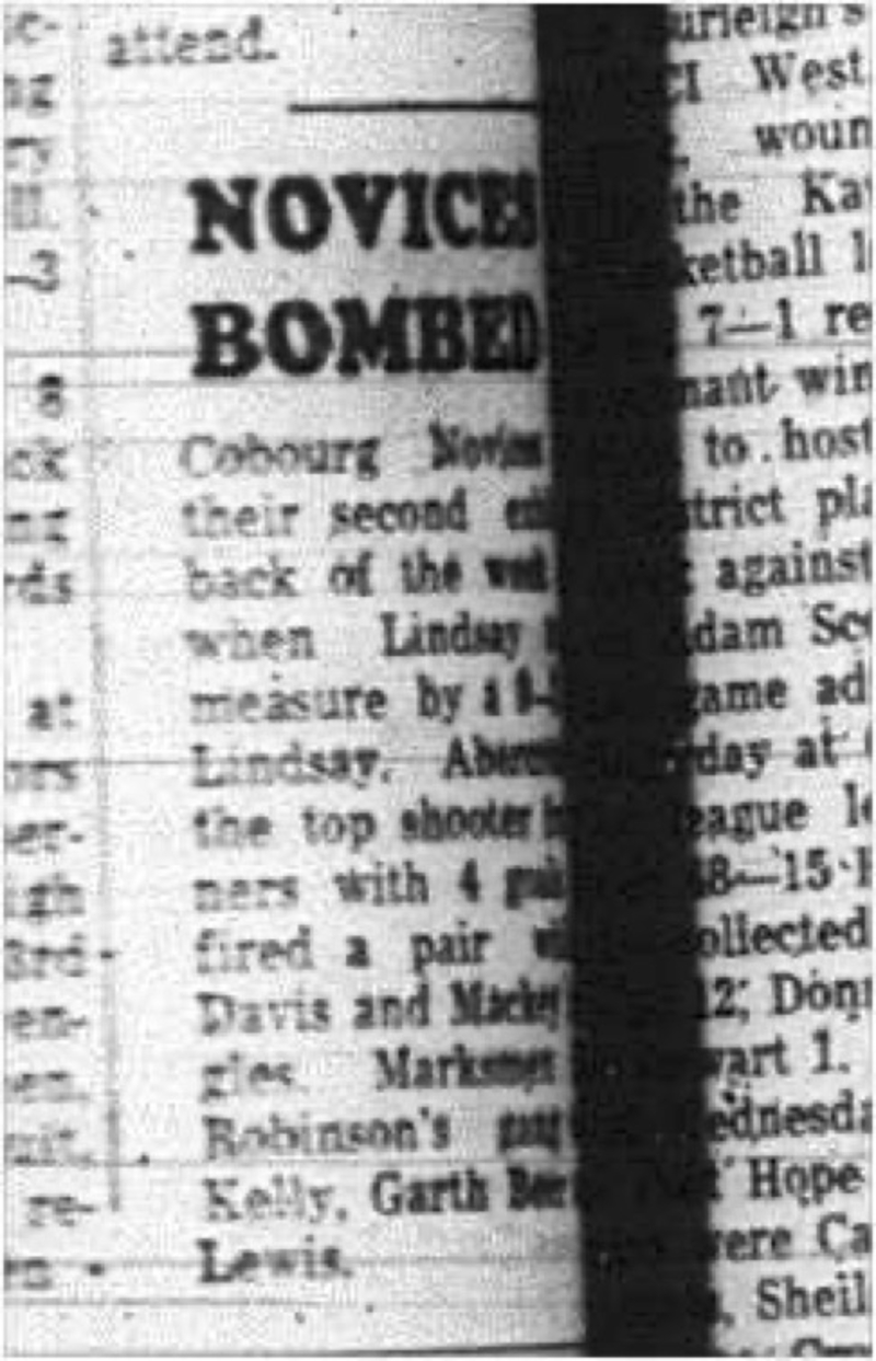 1965-03-10 Hockey - Boys - Cobourg Novices VS. Lindsay