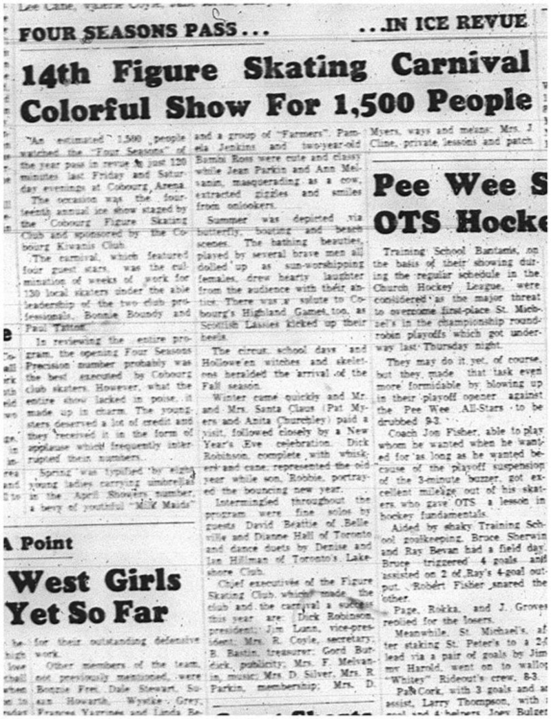 1965-03-17 Figure Skating - Mixed - Cobourg Figure Skating Club - Carnival