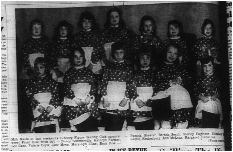 1965-03-17 Figure Skating - Mixed - Cobourg Figure Skating Club Carnival - Team Picture