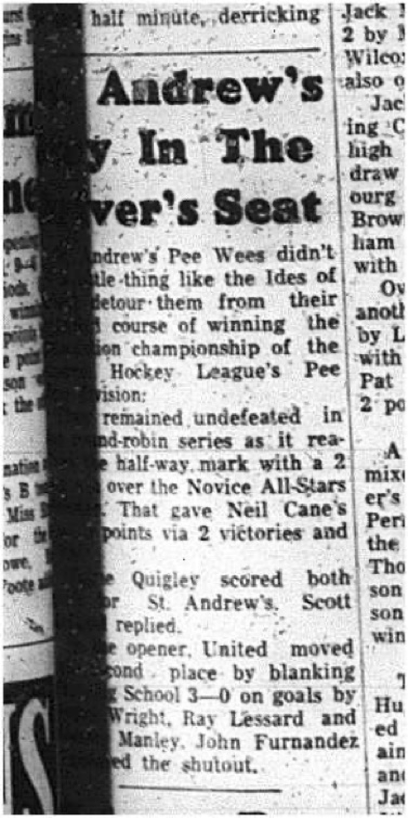 1965-03-17 Hockey - Boys - CCHL - St. Andrews Peewees - Championship