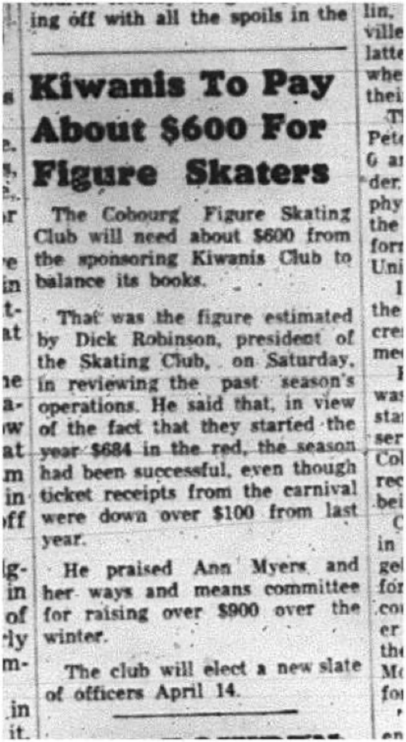 1965-03-31 Figure Skating - Mixed - Cobourg Figure Skating Club - Kiwanis