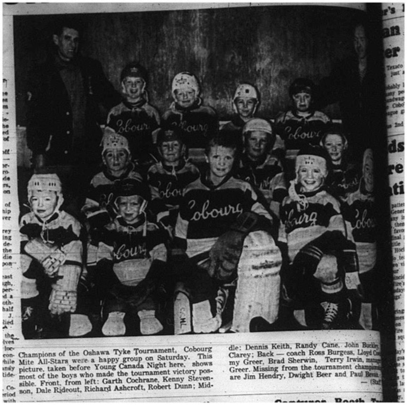 1965-03-31 Hockey - Boys - CCHL - Cobourg Mite All-Stars - Tyke Tournament