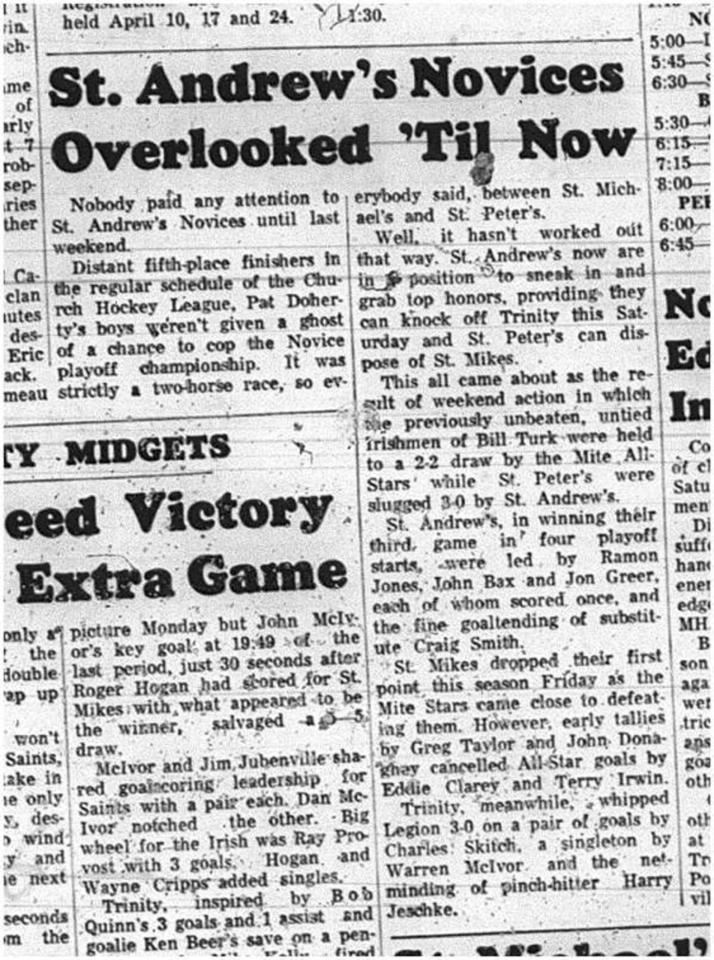 1965-03-31 Hockey - Boys - CCHL - St. Andrews Novices