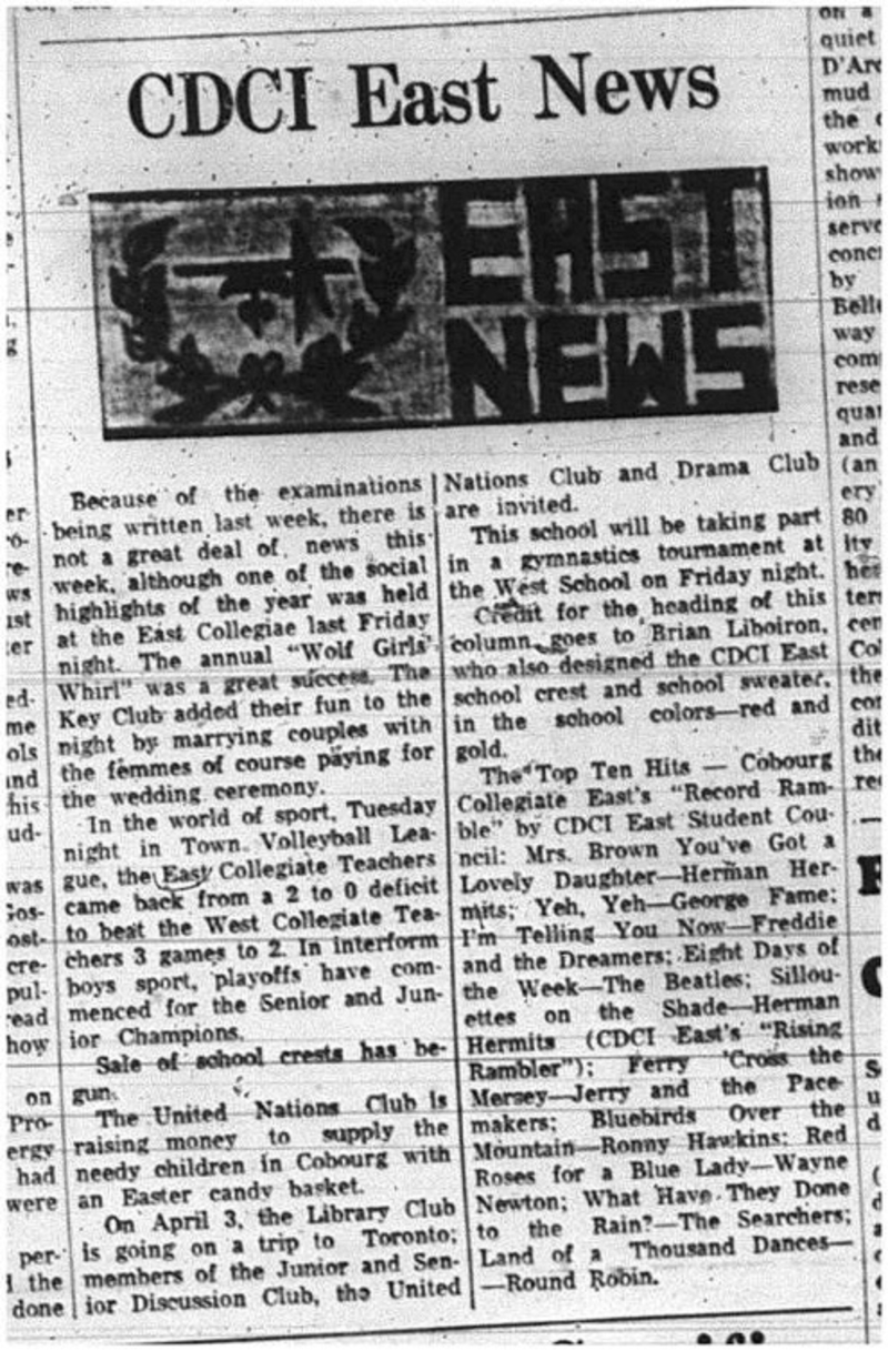 1965-03-31 School - Sports - East News