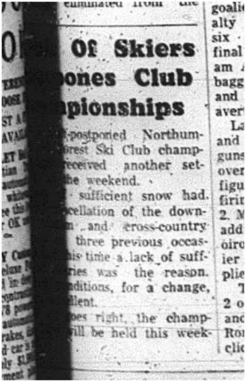 1965-03-31 Skiing - Mixed - Northumberland Forest Ski Club - Championships