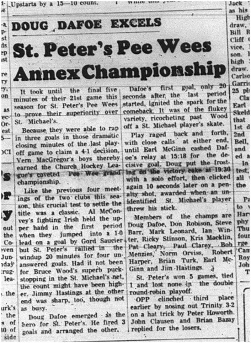 1965-04-14 Hockey - Boys - CCHL - St. Peters Peewees - Annex Championship