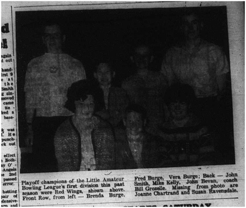 1965-05-26 Bowling - Mixed - Little Amateur League - Playoff Champions