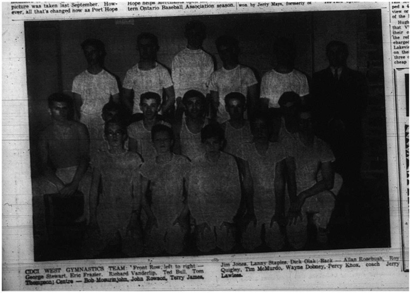 1965-05-26 School - Gymnastics - Boys - CDCI West - Team Picture