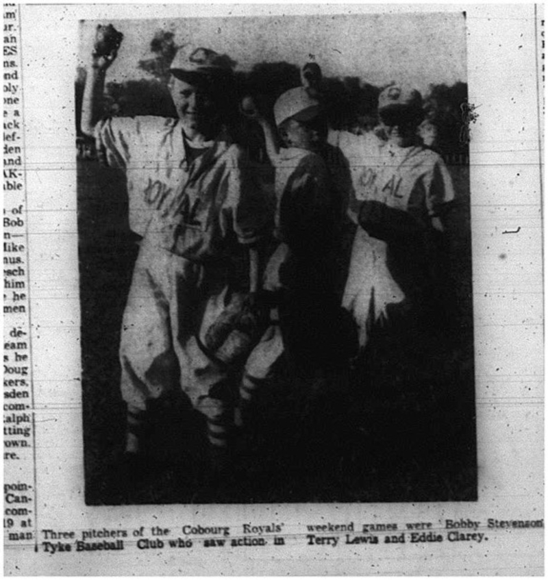 1965-06-09 Baseball - Boys - Cobourg Royals - Tyke Baseball Club