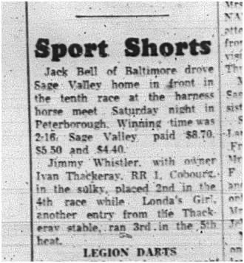 1965-06-09 Horse Racing - Men - Sport Shorts - Jack Bell
