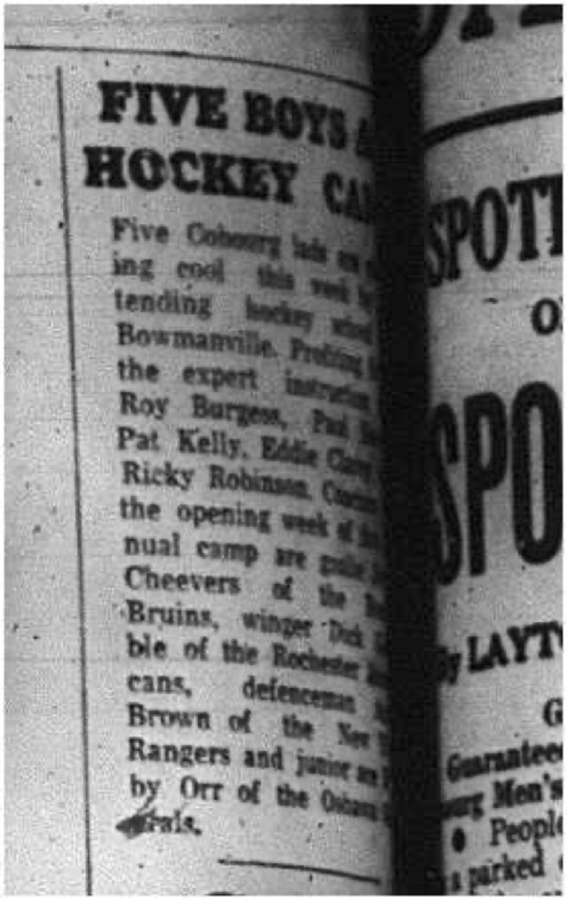 1965-07-21 Hockey - Boys - 5 Cobourg Boys